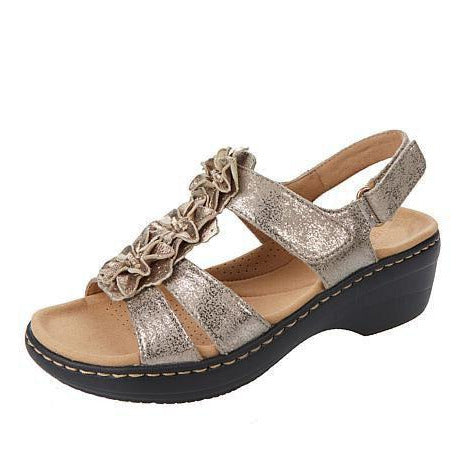 Burdeos | Sandalias ergonómicas con suela acolchada