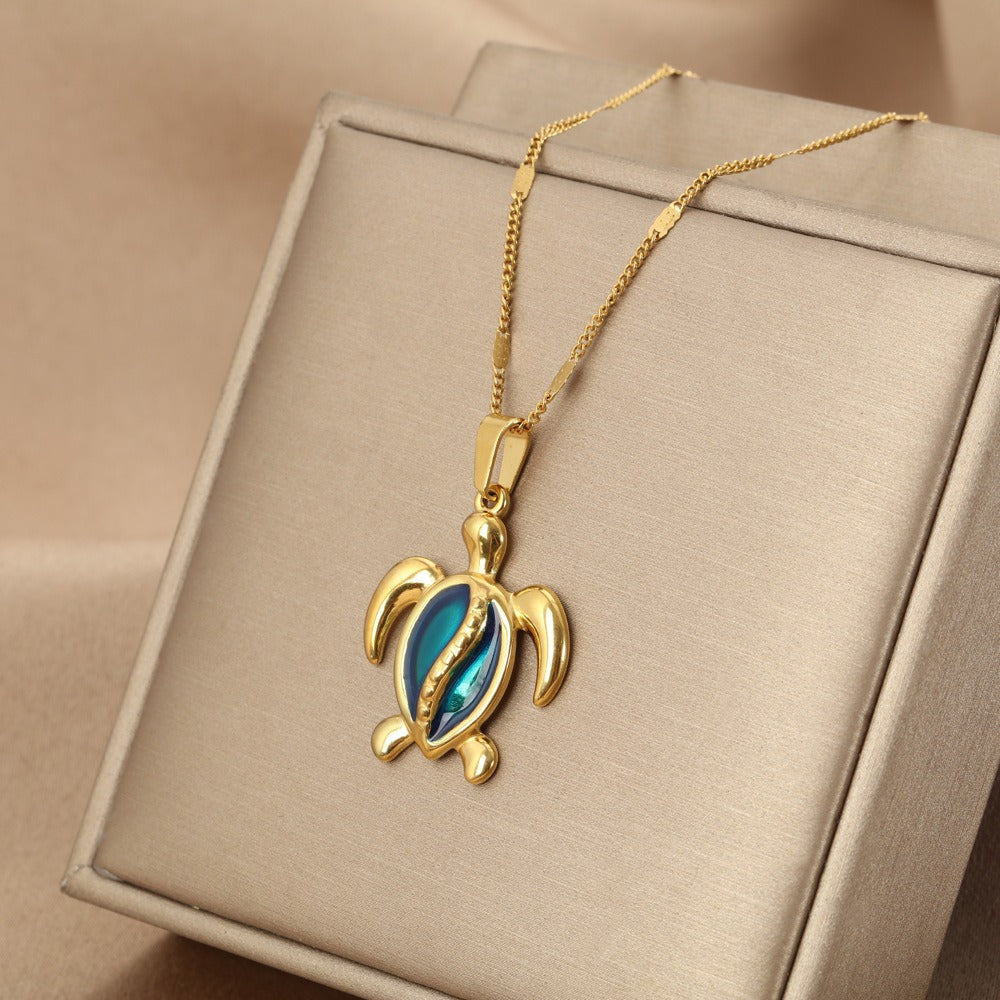 Collar de Tortuga Azul Sueños del Océano