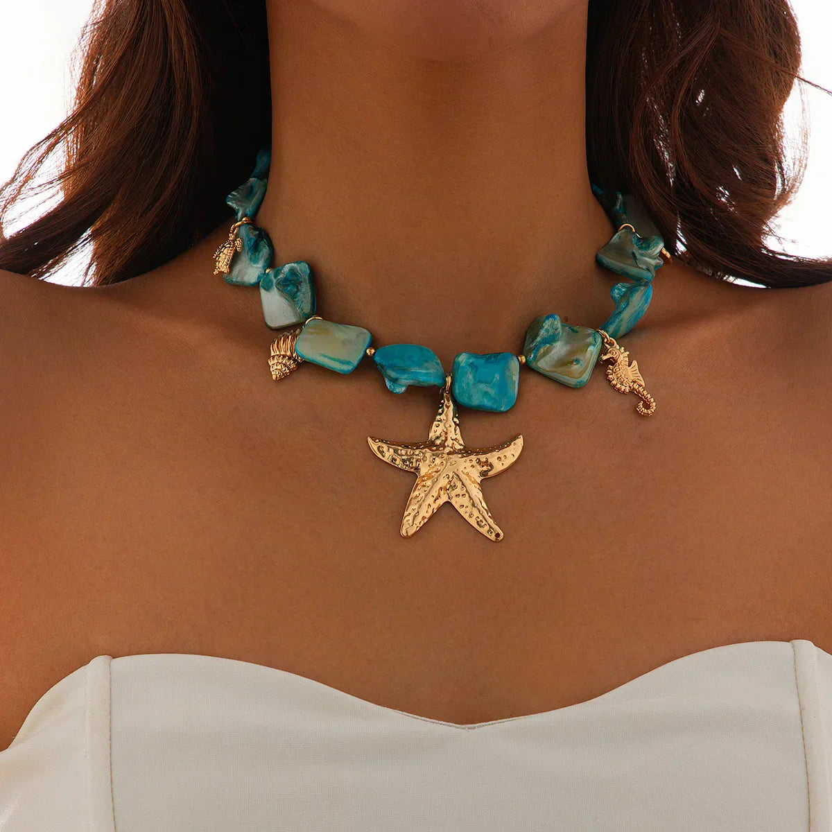 Collar Azul Sueños del Océano