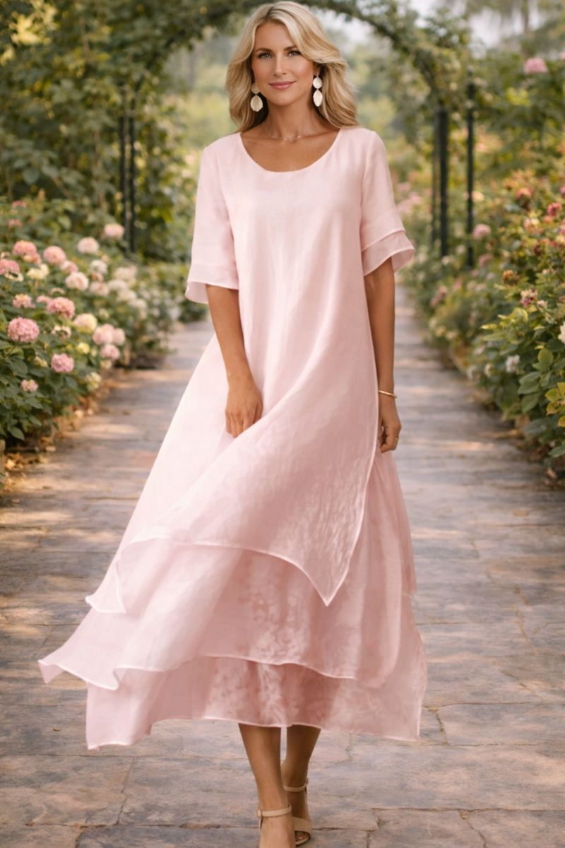 Esperanza | Vestido largo fluido de silueta elegante