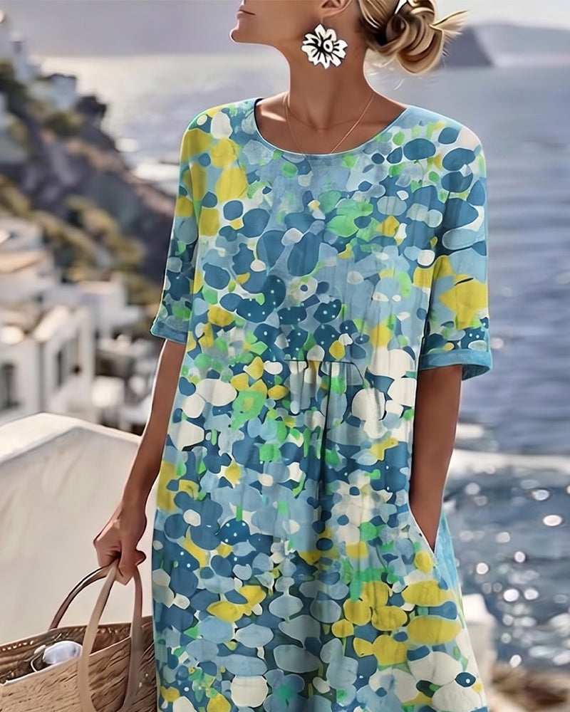 Flora | Vestido midi floral suelto