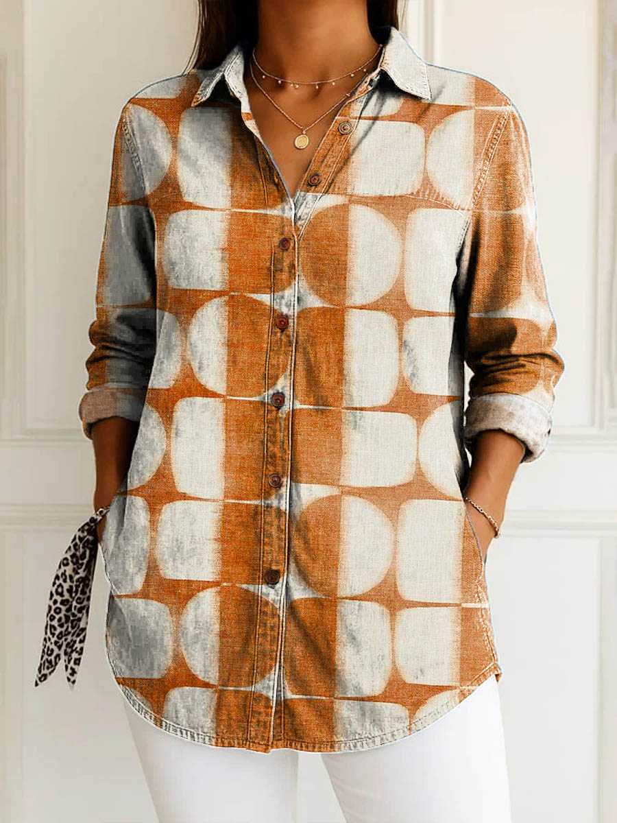 Asta | Blusa con motivos geométricos