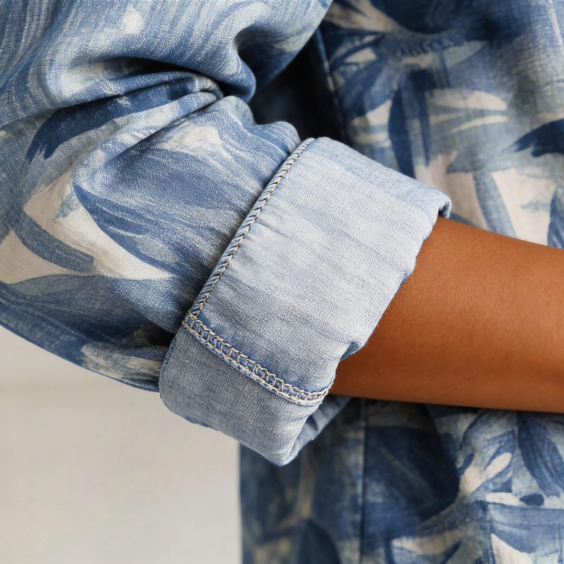 Bega | Blusa de flores azules