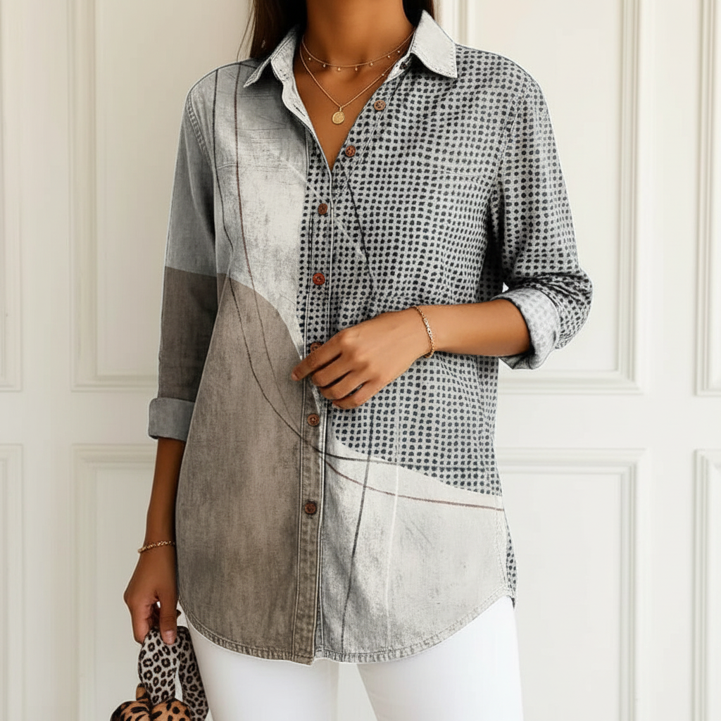 Diana | Blusa de mosaico costero