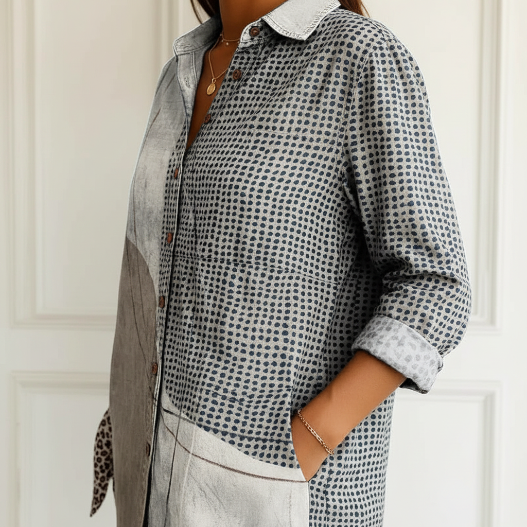Diana | Blusa de mosaico costero