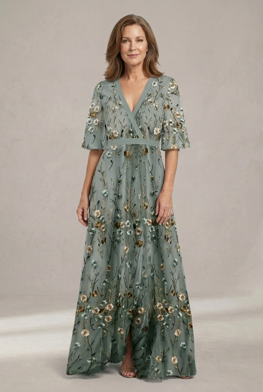Stella | Vestido maxi floral