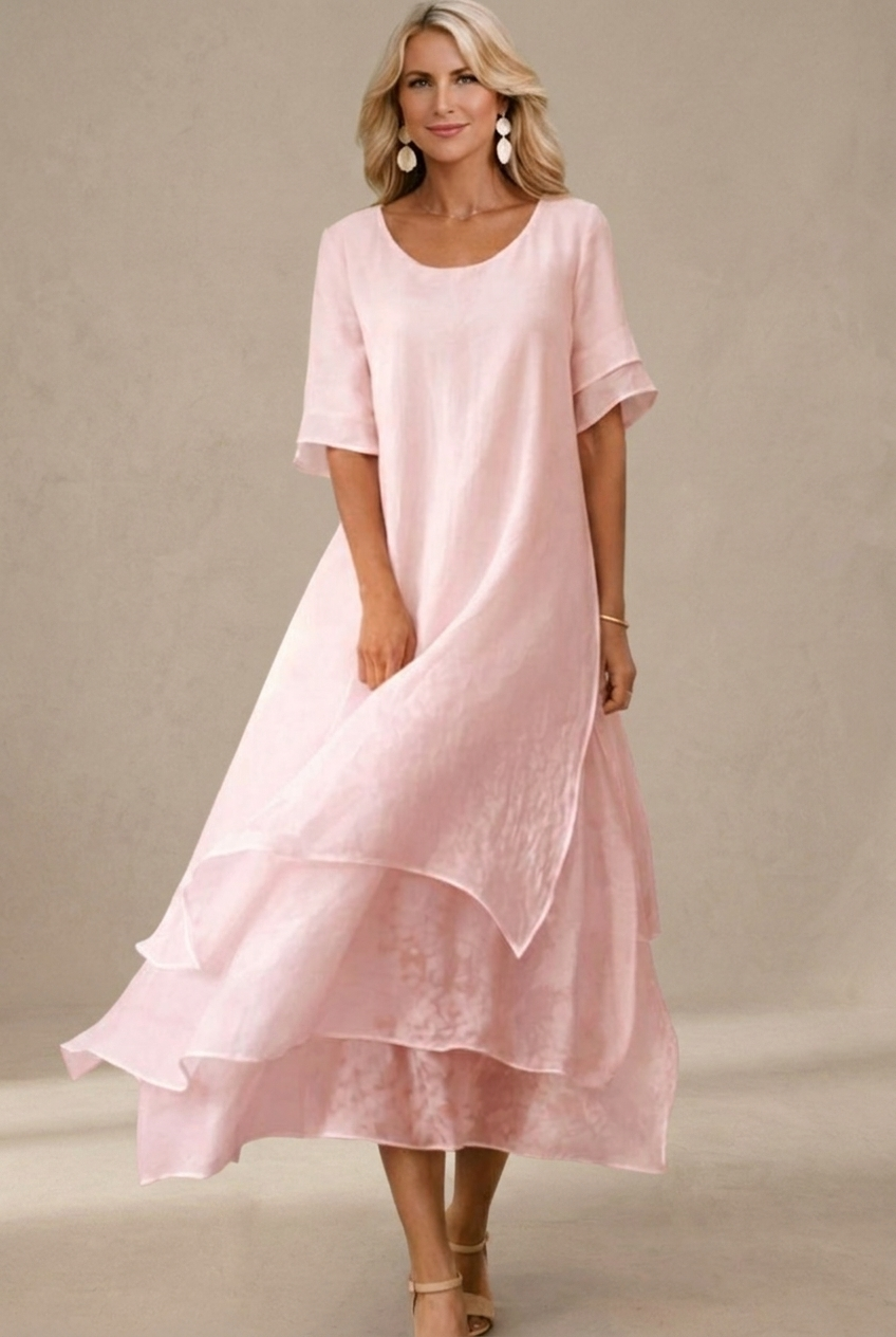 Esperanza | Vestido largo fluido de silueta elegante