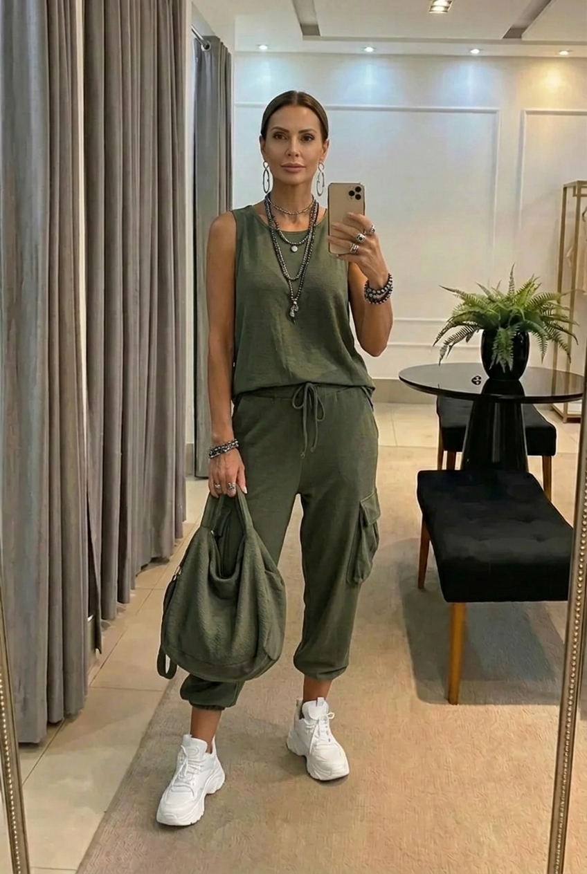 Gabriela | Conjunto Urban Chic de silueta fluida