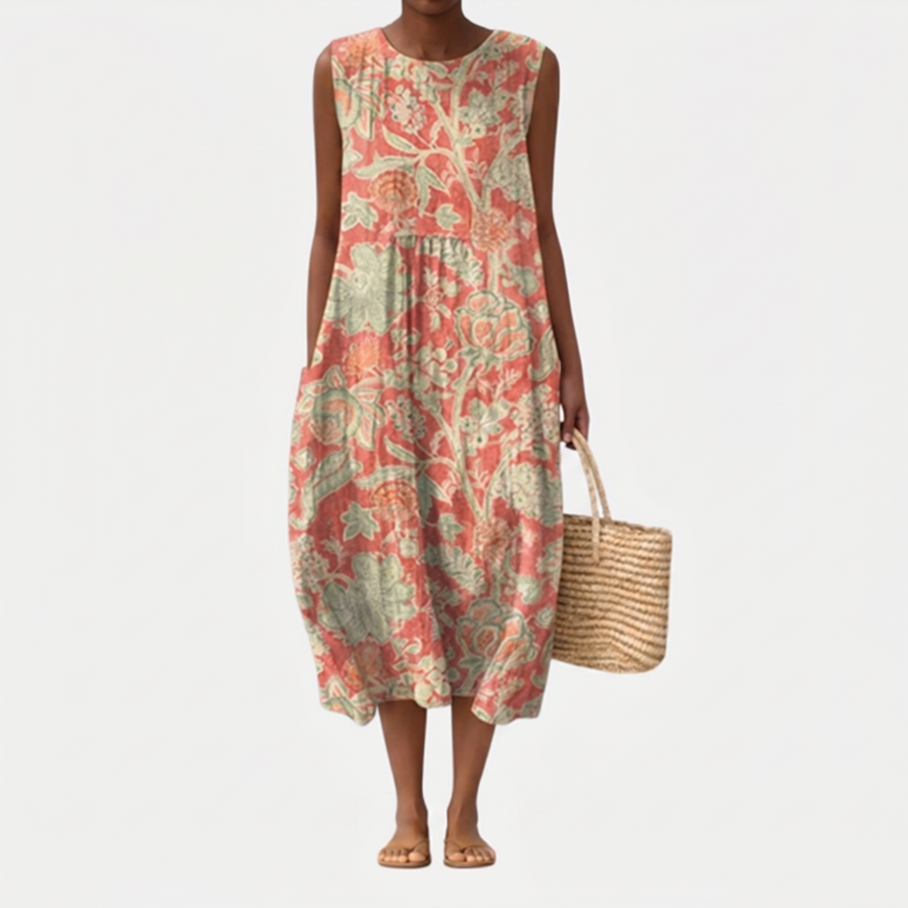 Raquel | Vestido midi del día a día