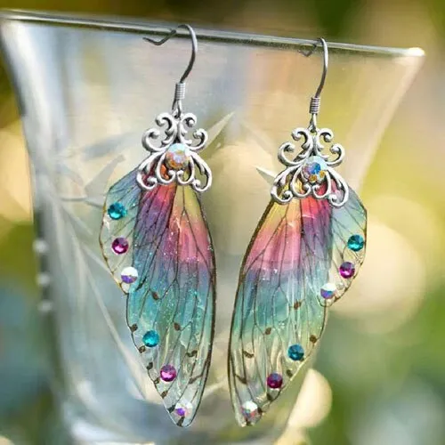 Pendientes de Alas de Hada Vintage