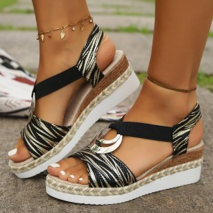 Nora | Sandalias ergonómicas con tacón cuña