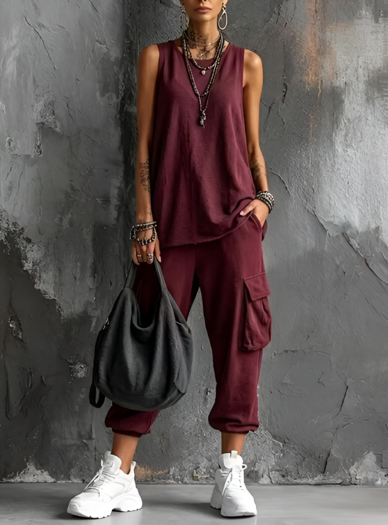 Gabriela | Conjunto Urban Chic de silueta fluida