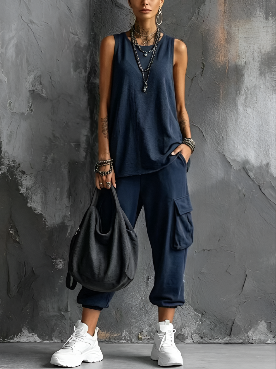 Gabriela | Conjunto Urban Chic de silueta fluida