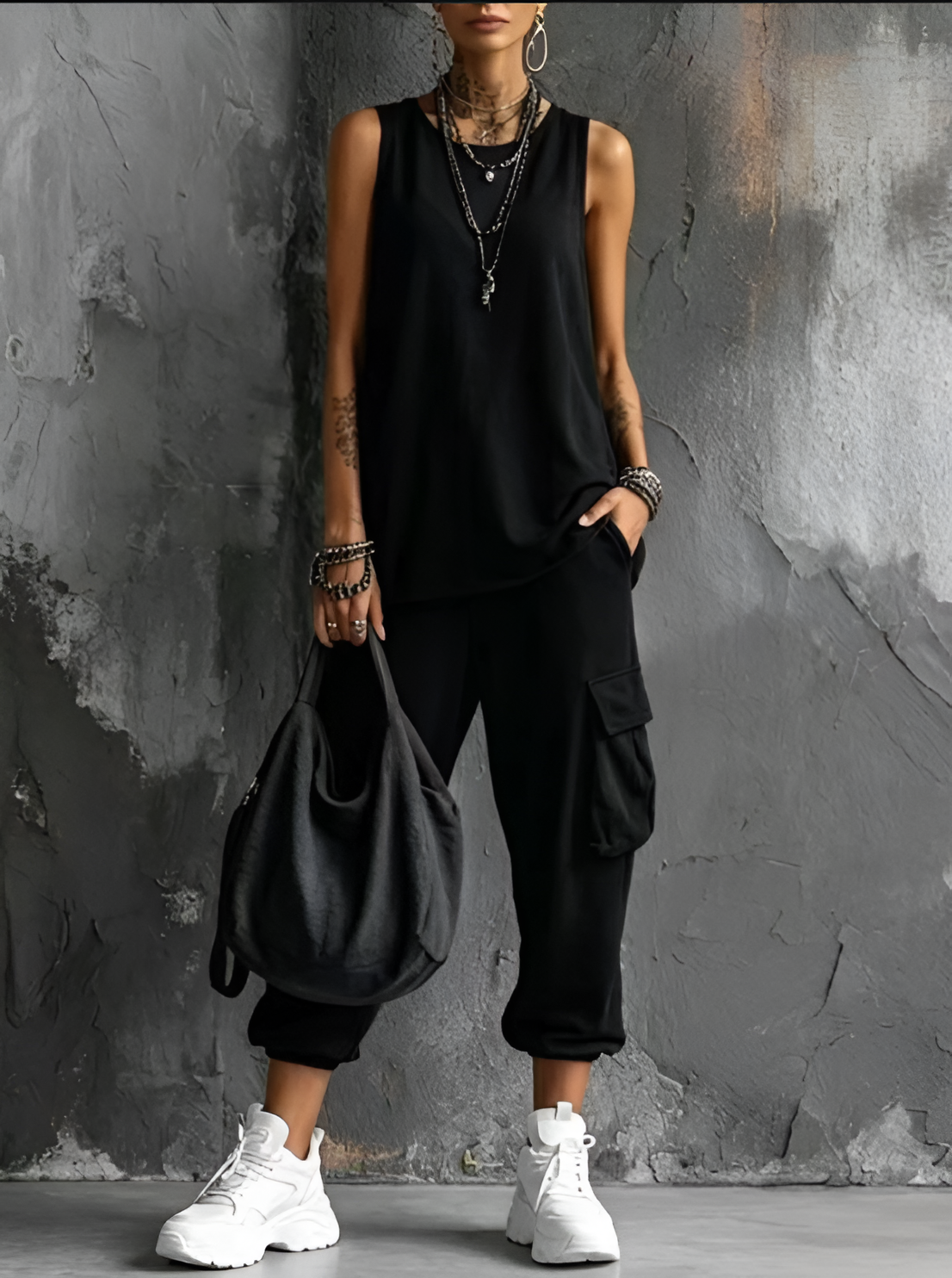 Gabriela | Conjunto Urban Chic de silueta fluida