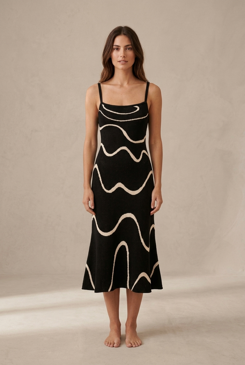 Olas| Vestido Midi