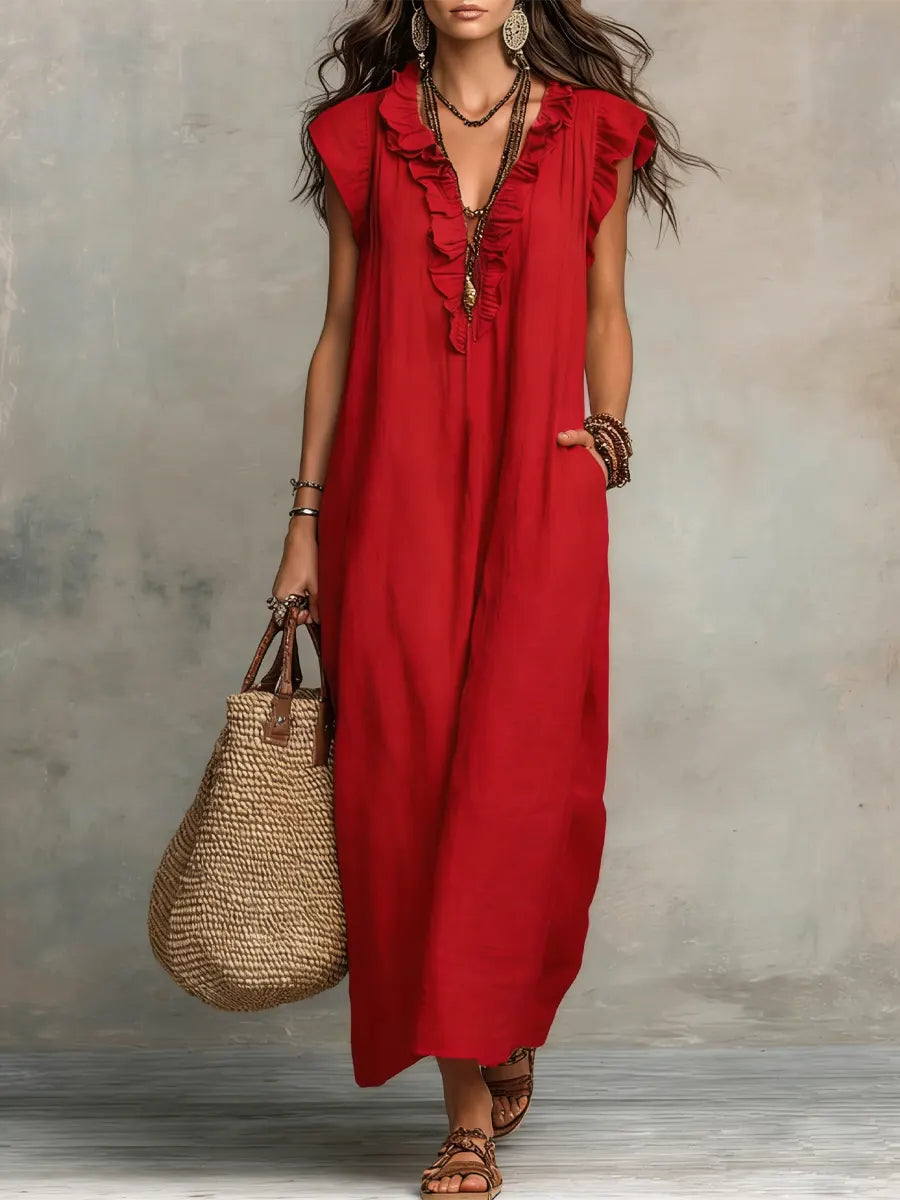 Emma | Vestido largo de estilo boho