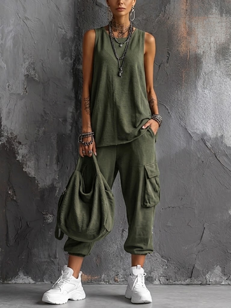 Gabriela | Conjunto Urban Chic de silueta fluida