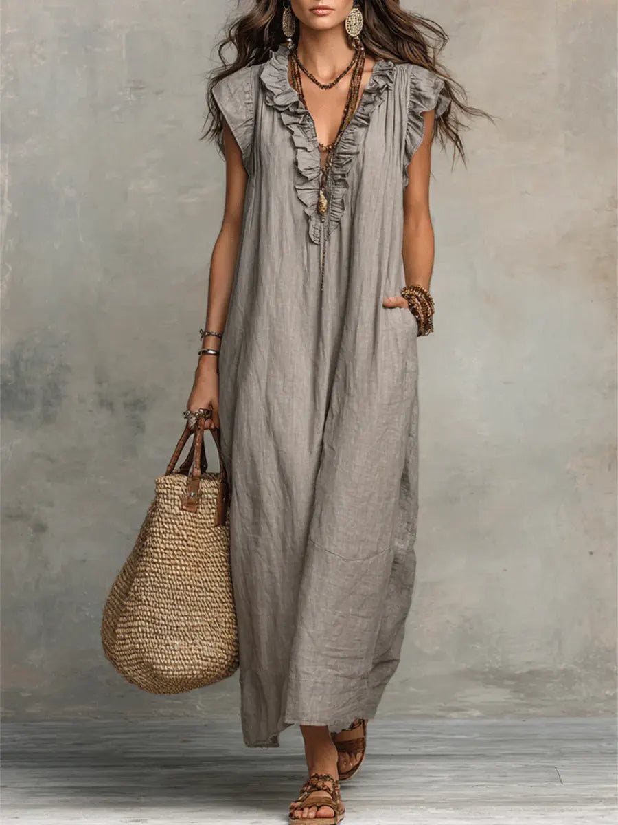 Emma | Vestido largo de estilo boho