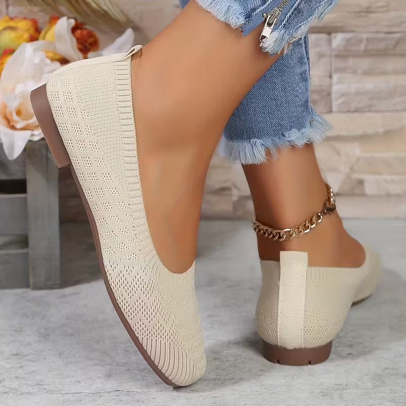 Einan - Zapatos planos cómodos sin cordones