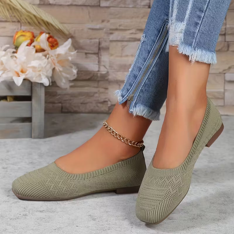 Einan - Zapatos planos cómodos sin cordones