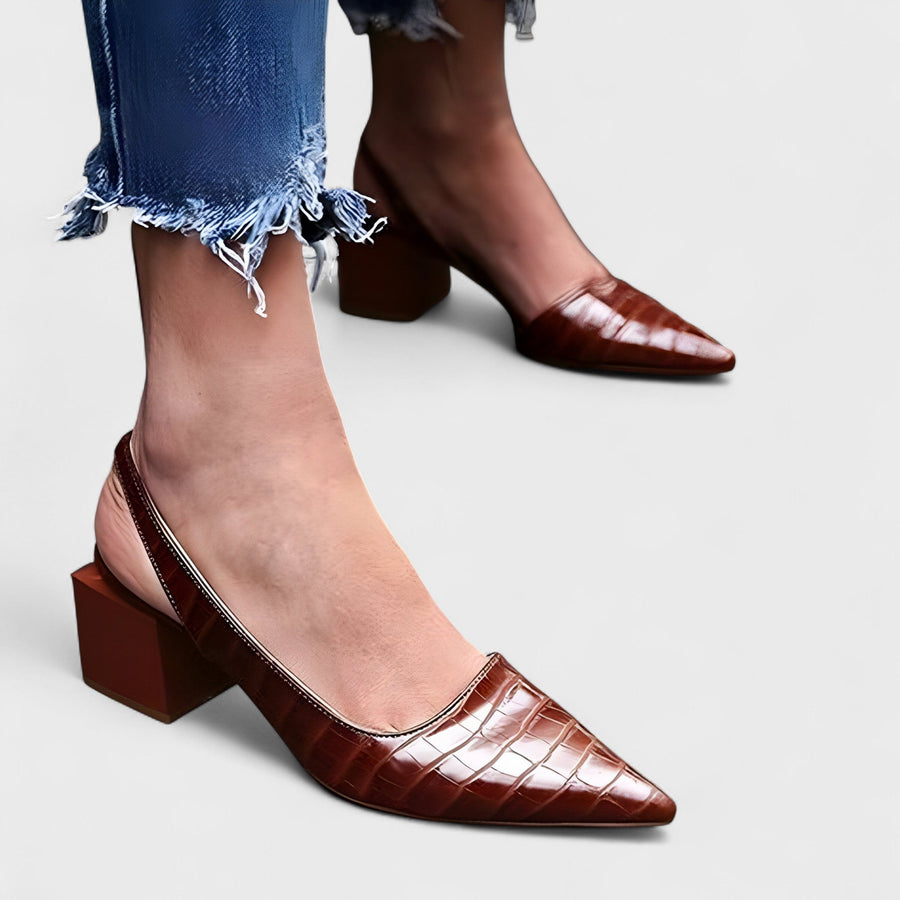 Ela | Zapatos de tacón abierto