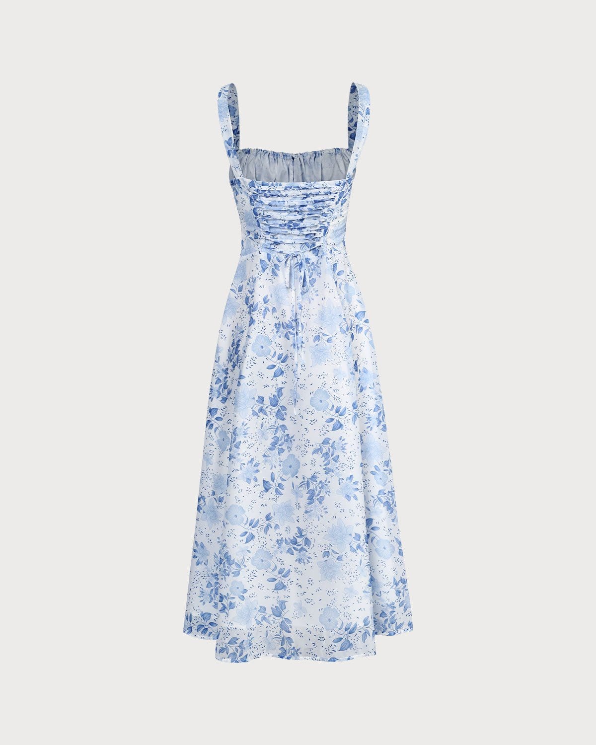 Floral | Vestido Azul
