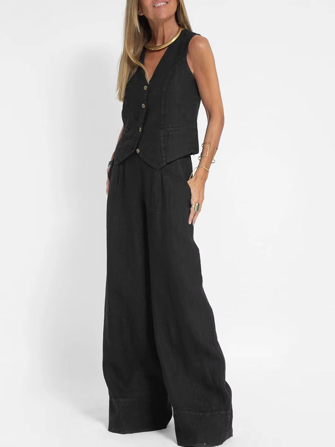 Sofía | Conjunto de chaleco y pantalón