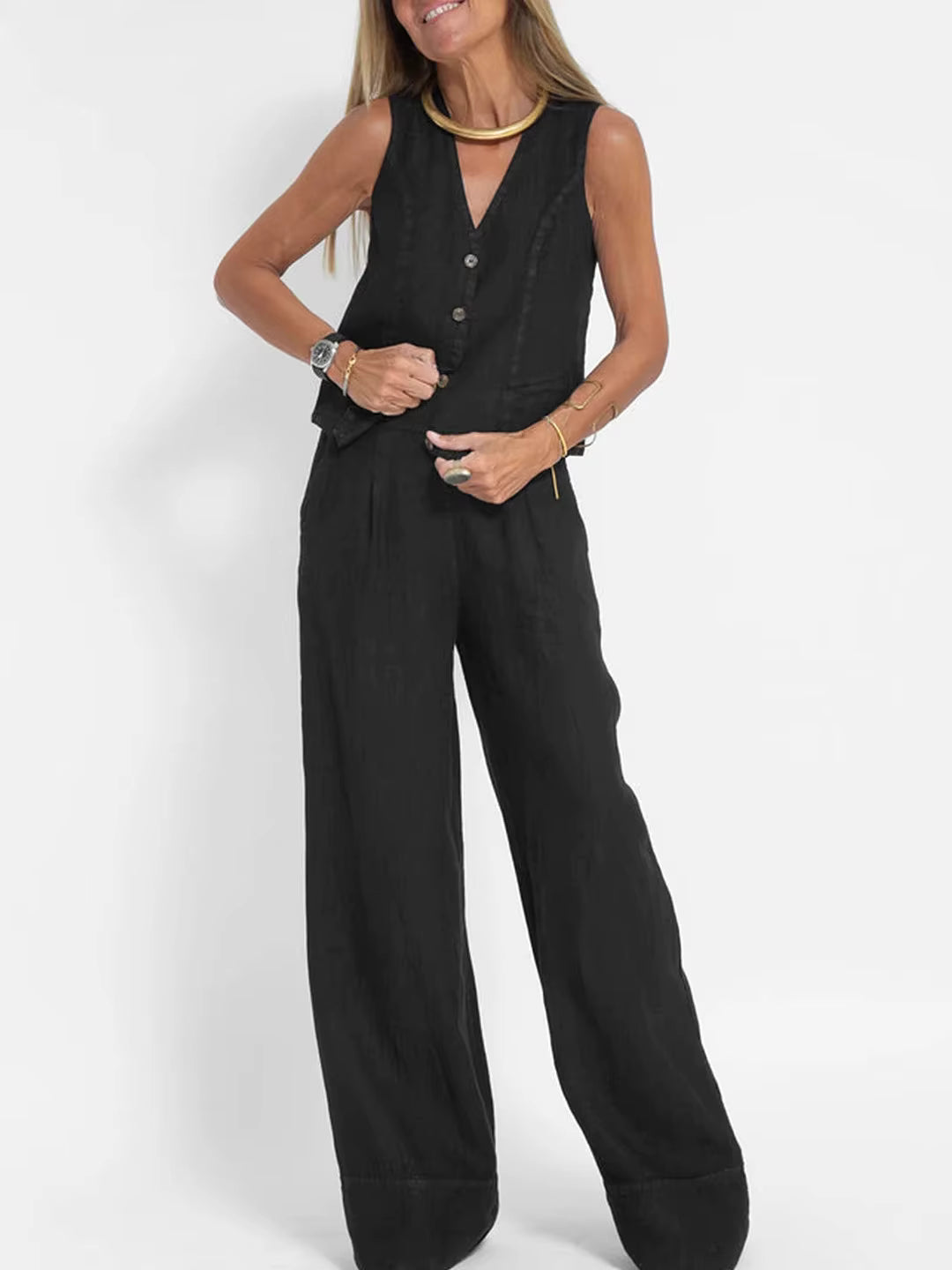 Sofía | Conjunto de chaleco y pantalón